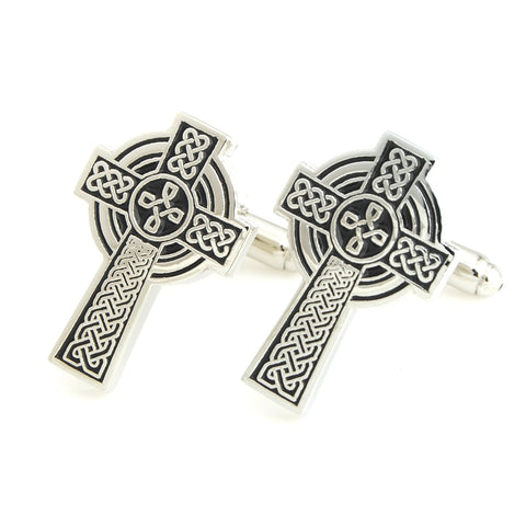 The Celtic Cross Black Cufflinks for Men | Genuine Branded Product from Peluche.in