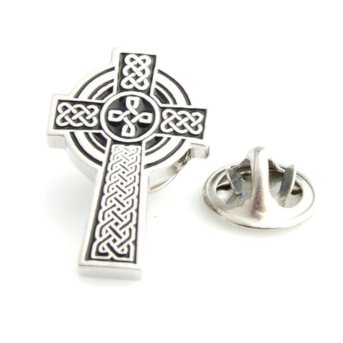 Peluche The Celtic cross - Lapel Pin Brass, Enamel