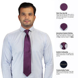 Peluche Geometric Microfiber Necktie for Men