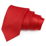 Dressy Red Colored Microfiber Necktie for Men | Genuine Branded Product from Peluche.in