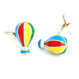 Hot Air Balloon - Multicolor Cufflinks - Peluche.in