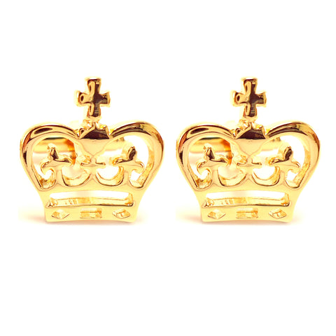Peluche King's Crown - Cufflinks Brass, Metal