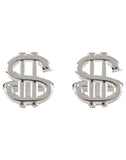 Dollar Insignia - Silver Cufflinks - Peluche.in