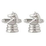 Peluche Classic Knight - Silver Cufflinks Brass, Metal