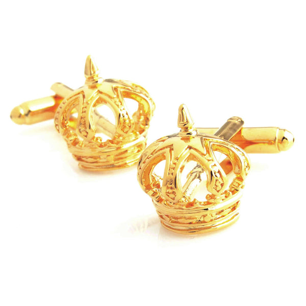 White and Gold Crown - Earrings - Limited Editions | Limited Editions  Stephanie Dubsky