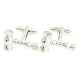 The Silver Gavel Silver Cufflinks for Men | Genuine Branded Product from Peluche.in