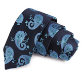 Beautiful Blue Colored Microfiber Necktie for Men | Genuine Branded Product from Peluche.in