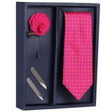The Radiant Blue Box Gift Box Includes 1 Neck Tie, 1 Brooch & 1 Pair of Collar Stays for Men | Genuine Branded Product from Peluche.in