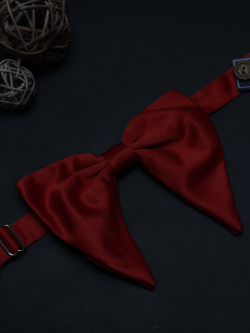 Peluche Red Butterfly Cotton Bow Tie For Men