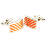 Peluche Minimalist Mi Orange Cufflinks