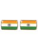 Peluche Tri Color Cufflinks (indian Flag)