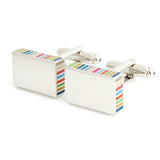Peluche Rainbow Bar Cufflinks