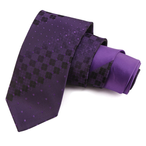 Charming Purple Colored Microfiber Necktie for Men | Genuine Branded Product from Peluche.in