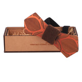 Peluche Royal Design Brown Wooden Bow Tie For Men