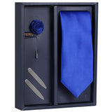 The Classy White Bow Gift Box Includes 1 Neck Tie, 1 Brooch & 1 Pair of Collar Stays for Men | Genuine Branded Product from Peluche.in