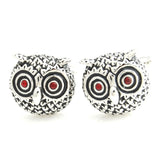 Peluche Witty Owl Enamel and Crystal Cufflinks for Men