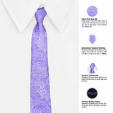 Neck Tie and Pocket Square Set for Men