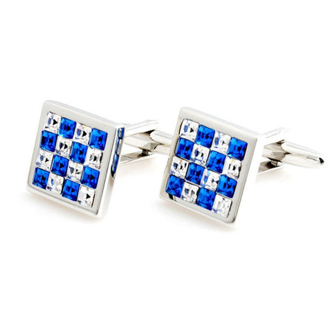 Peluche Sapphire and Crystal Cufflinks for Men