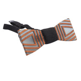 Peluche Handcrafted Black Wooden Bow Tie For Men