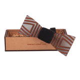 Peluche Handcrafted Black Wooden Bow Tie For Men