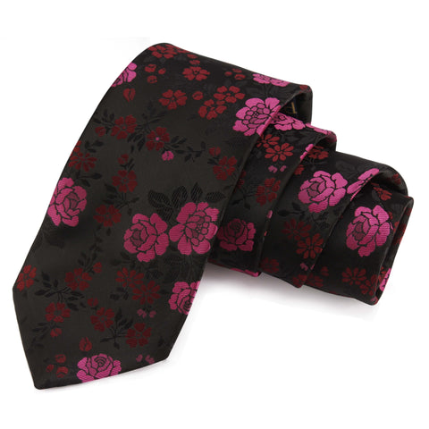 Bewitching Black Colored Microfiber Necktie for Men | Genuine Branded Product from Peluche.in