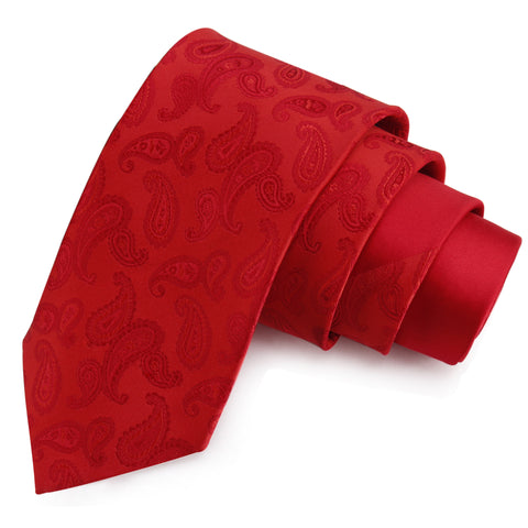 Fetching Red Colored Microfiber Necktie for Men | Genuine Branded Product from Peluche.in