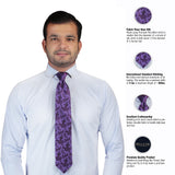Peluche Fetching Microfiber Necktie for Men