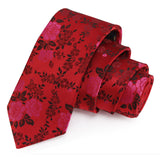 Striking Red Colored Microfiber Necktie for Men | Genuine Branded Product from Peluche.in