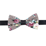 Peluche The Floral Affair Brown Bow Tie For Men