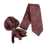 Neck Tie and Pocket Square Set for Men