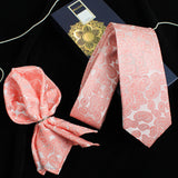 Neck Tie and Pocket Square Set for Men
