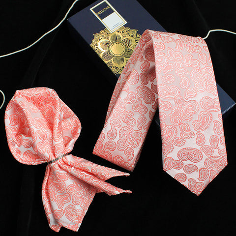 Neck Tie and Pocket Square Set for Men