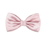 Peluche Solid Pastel Pink Bow Tie For Men