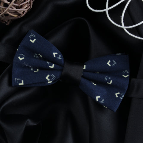 Peluche Ally Abstract Blue Bow Tie For Men