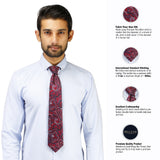 Peluche Pleasing Microfiber Necktie for Men