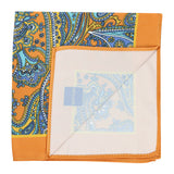 Peluche Paisley Pattern Pocket Square For Men