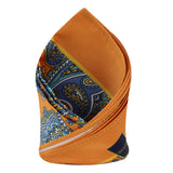 Peluche Paisley Pattern Pocket Square For Men