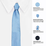 Neck Tie and Pocket Square Set for Men