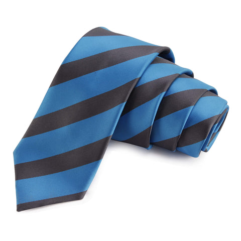 Elegant Blue Colored Microfiber Necktie for Men | Genuine Branded Product from Peluche.in
