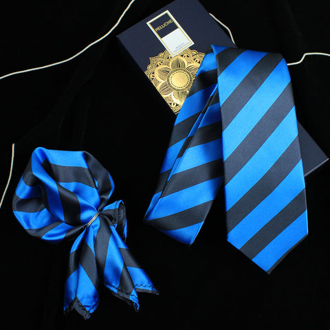 Neck Tie and Pocket Square Set for Men