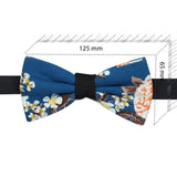 Peluche Immense Floral Blue Bow Tie For Men