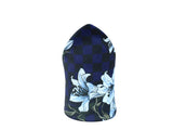Peluche Checkered With Floral Print Pocket Square For Men