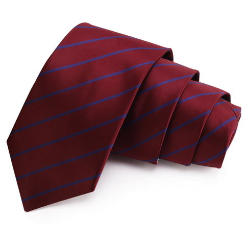 Fab Maroon Colored Microfiber Necktie for Men | Genuine Branded Product from Peluche.in