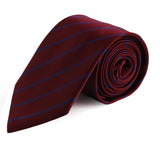Peluche Fab Maroon Colored Microfiber Necktie for Men