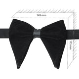 Peluche Solid Essentials Butterfly Black Butterfly Bow Tie