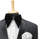 Peluche Solid Essentials Butterfly Black Butterfly Bow Tie