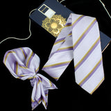 Neck Tie and Pocket Square Set for Men