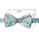 Peluche Floral Rogue Blue Bow Tie