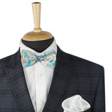 Peluche Floral Rogue Blue Bow Tie
