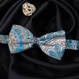 Peluche Floral Rogue Blue Bow Tie